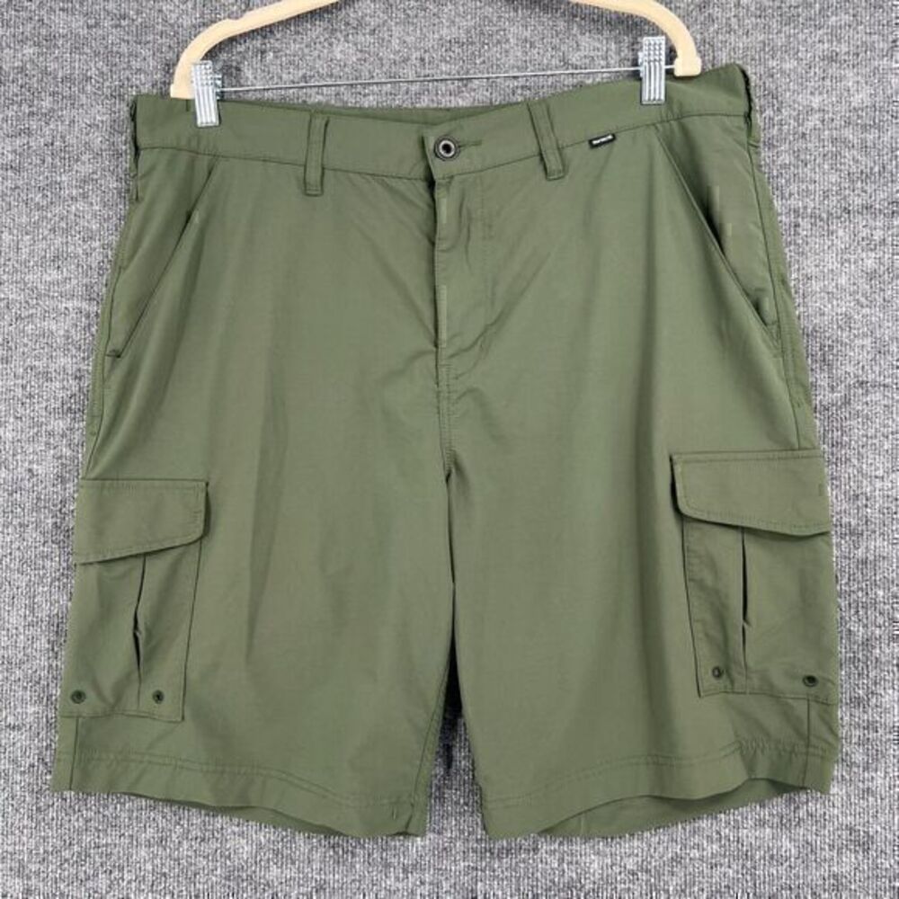 Hurley Nike Dri Fit Cargo Shorts Mens 38 Hybrid Performance Stretch Chino Casual